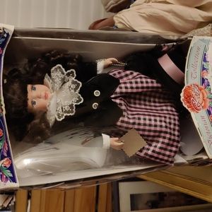 Victoria Rose Collection Genuin Porcelain Doll
